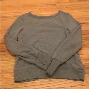 Grey long sleeve top